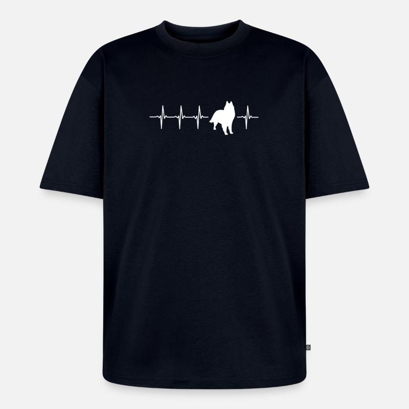 Drôle Groenendael Idée cadeau - T-shirt Premium bio oversize Unisexe - bleu marine