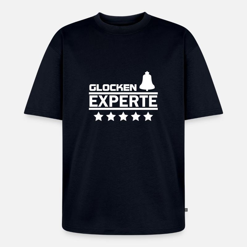 glocken experte - Unisex Premium Oversized Bio T-Shirt - Navy