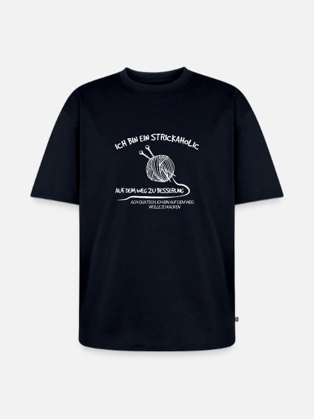 Stricken - Unisex Premium Oversized Bio T-Shirt - Navy