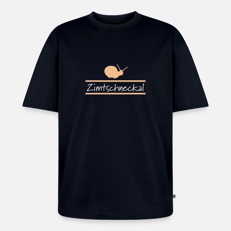 Zimtschneckal - Unisex Premium Oversized Bio T-Shirt - Navy