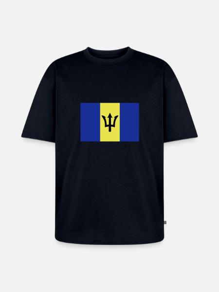barbados - Unisex Premium Oversized Bio T-Shirt - Navy