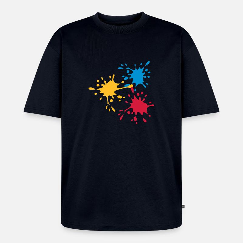 Farbe - Unisex Premium Oversized Bio T-Shirt - Navy
