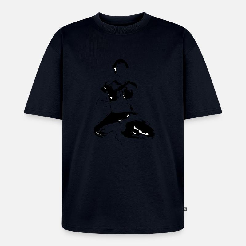 Yogi - Unisex Premium Oversized Bio T-Shirt - Navy