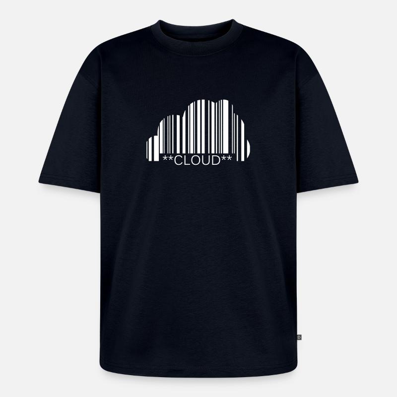 VapeCode Cloud - Unisex Premium Oversized Bio T-Shirt - Navy