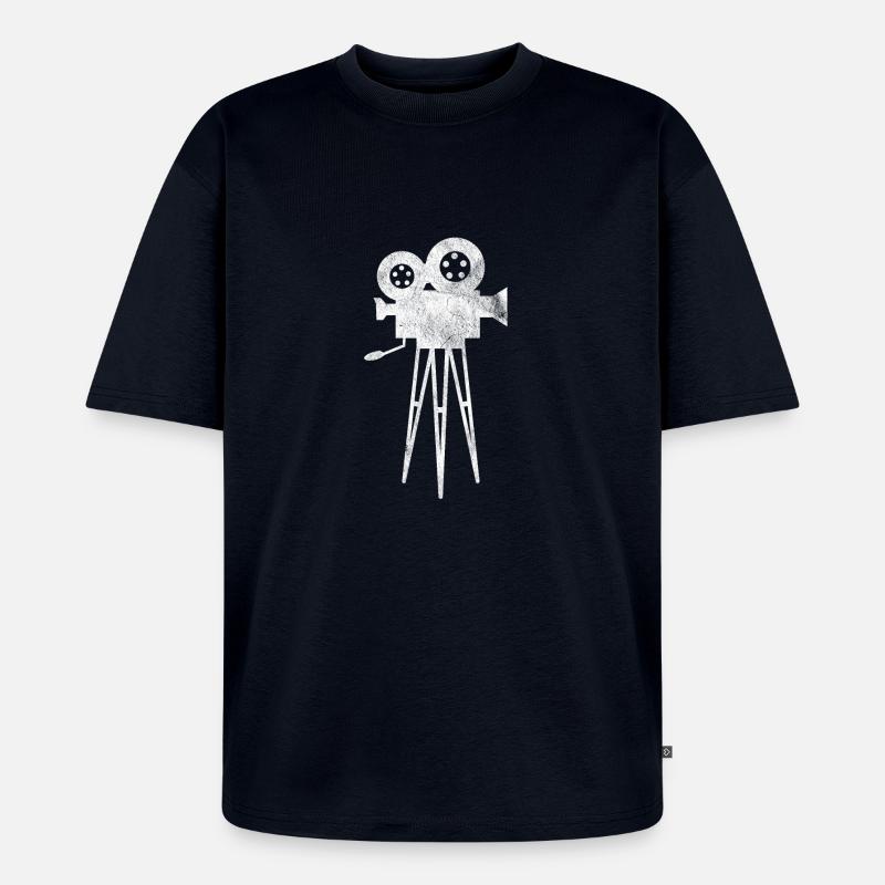 Kamera - Unisex Premium Oversized Bio T-Shirt - Navy