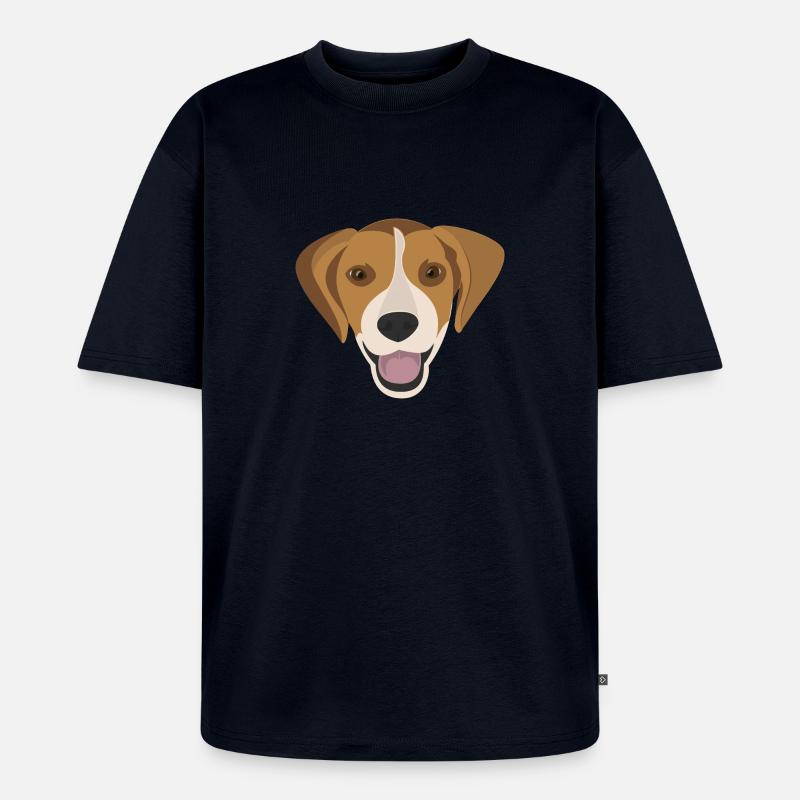 Beagel - Unisex Premium Oversized Bio T-Shirt - Navy