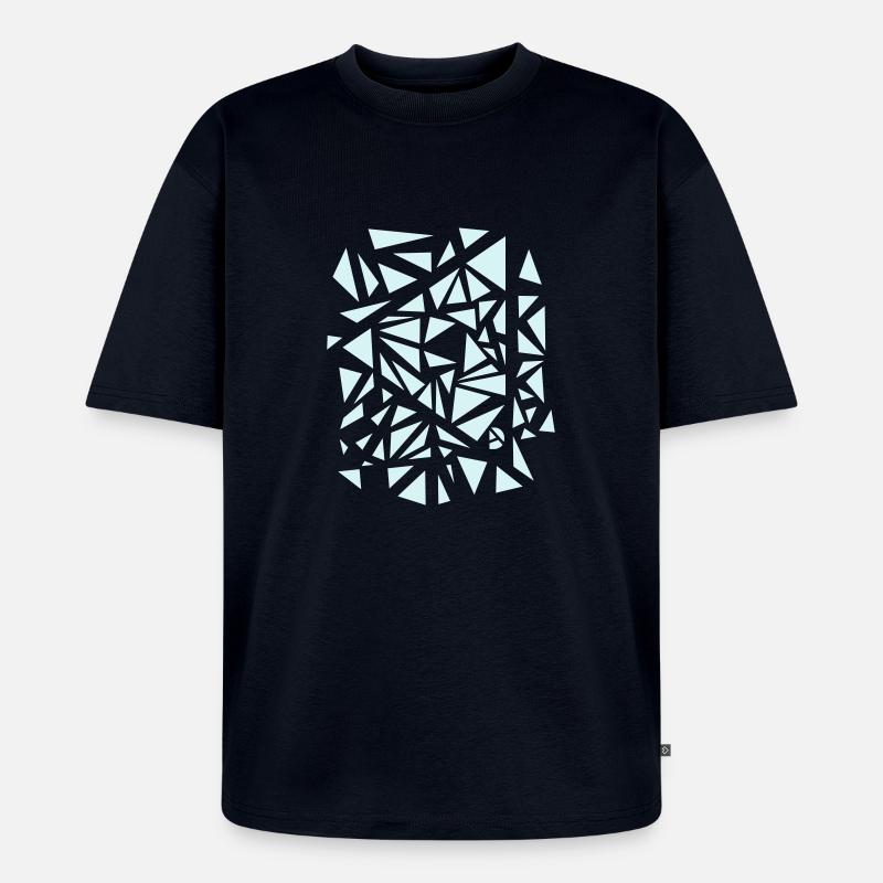 AD Triangle Explosion - Unisex Premium Oversized Bio T-Shirt - Navy