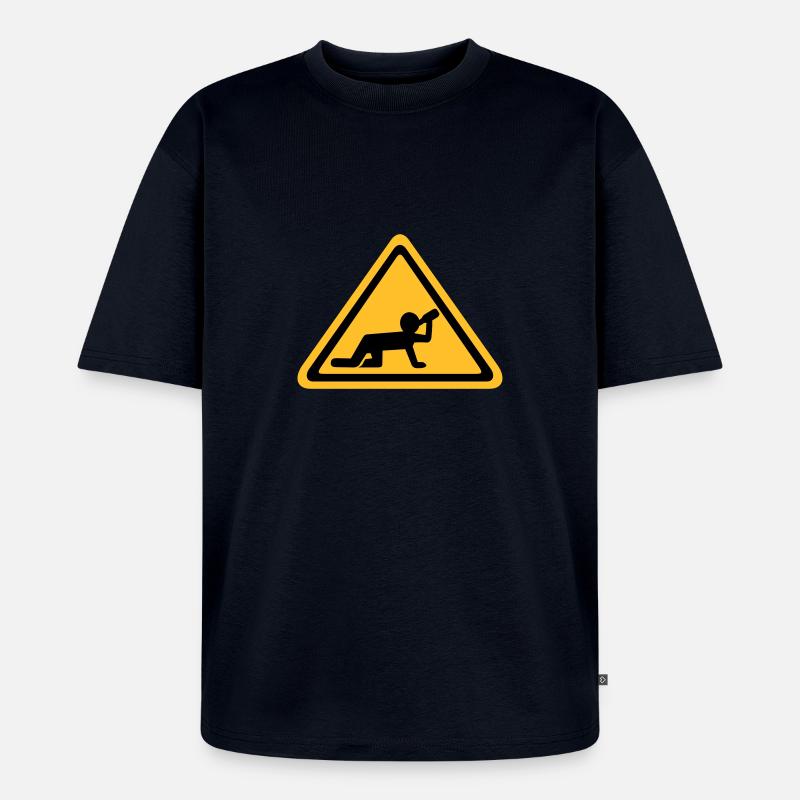 Alkohol - Unisex Premium Oversized Bio T-Shirt - Navy