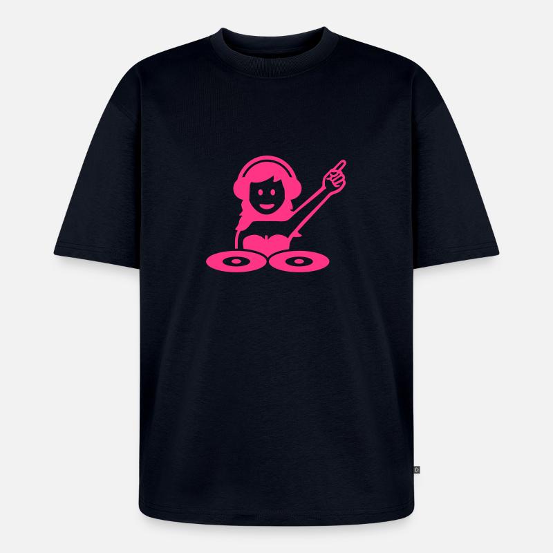 Djane - Unisex Premium Oversized Bio T-Shirt - Navy