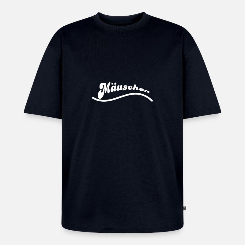 maeuschen - Unisex Premium Oversized Bio T-Shirt - Navy