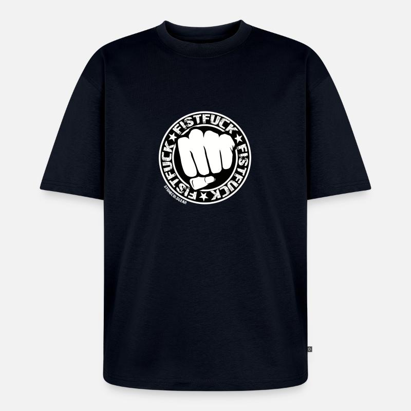 Fick Faust - Unisex Premium Oversized Bio T-Shirt - Navy
