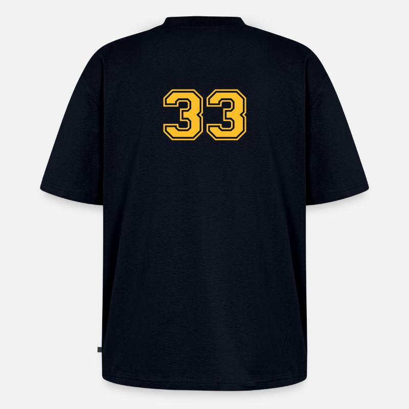 33 - Unisex Premium Oversized Bio T-Shirt - Navy