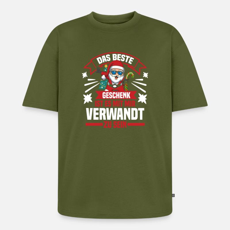 Bogenschütze Bogensport Bogenschießen - Unisex Premium Oversized Bio T-Shirt - Khaki