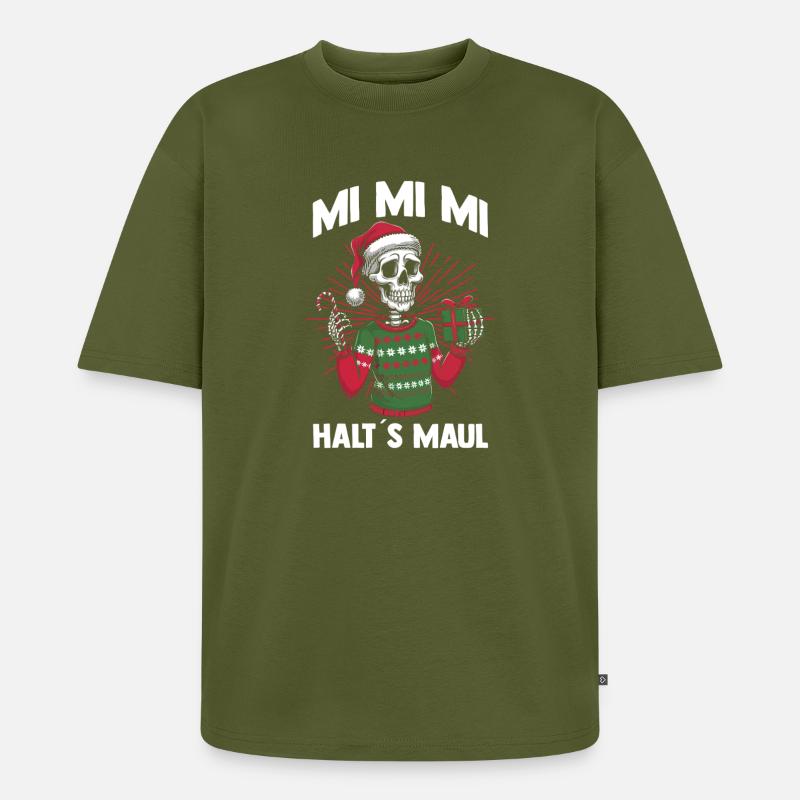 Bogenschütze Bogensport Bogenschießen - Unisex Premium Oversized Bio T-Shirt - Khaki
