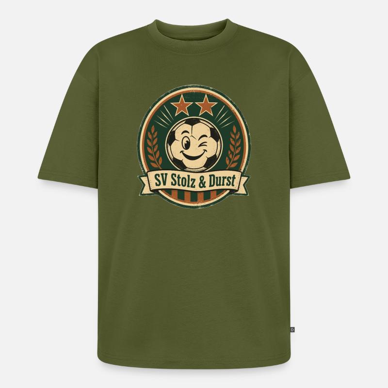 SV Stolz & Durst - Unisex Premium Oversized Bio T-Shirt - Khaki