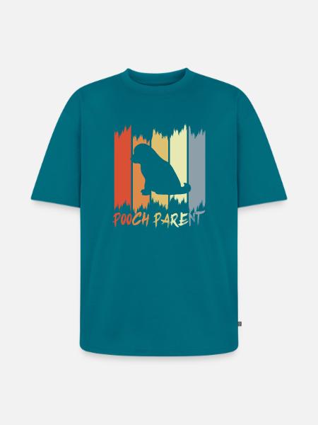 Hundebesitzer - Unisex Premium Oversized Bio T-Shirt - Petrol