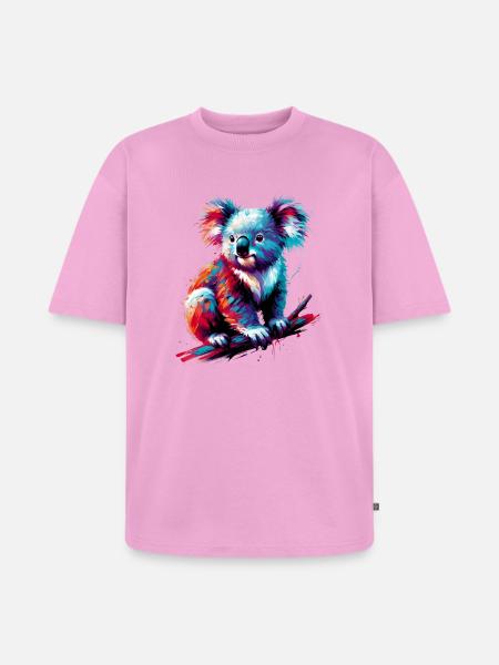 Koala - Unisex Premium Oversized Organic T-Shirt - washed pink