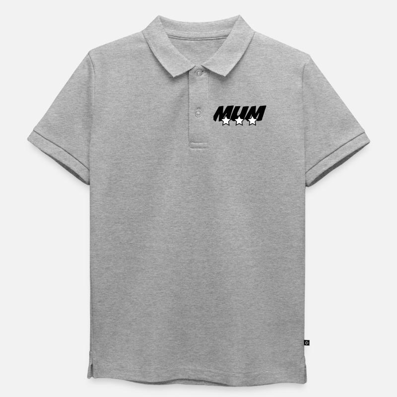 Beste Mama - Muttertag - Kinder Premium Organic Poloshirt - Grau meliert