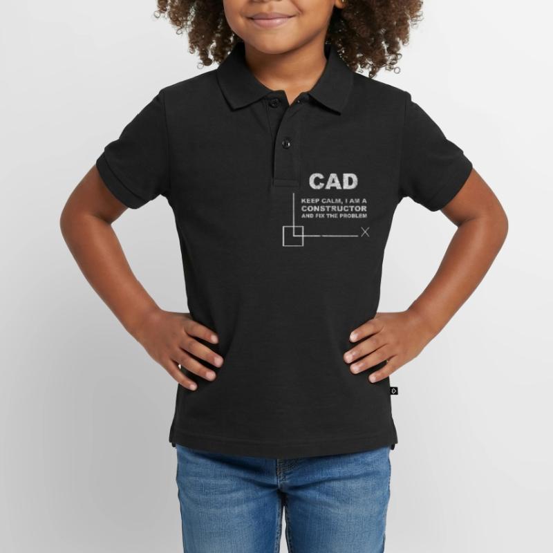 CAD Keep Calm Constructor Engineering Polo enfant bio premium