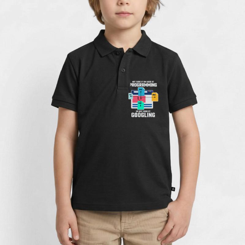 Programmierer Programmieren IT Computer Geschenk Kinder Premium Organic Poloshirt