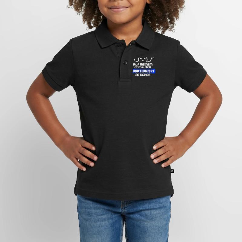Computer Developer Softwareentwickler Statement Kinder Premium Organic Poloshirt