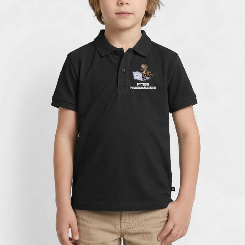 Developer Coden Statement Computer Programmierer Kinder Premium Organic Poloshirt