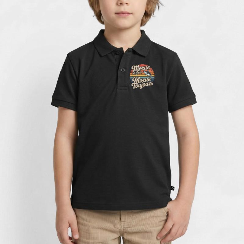 Once cod Cod Kids’ Premium Organic Poloshirt