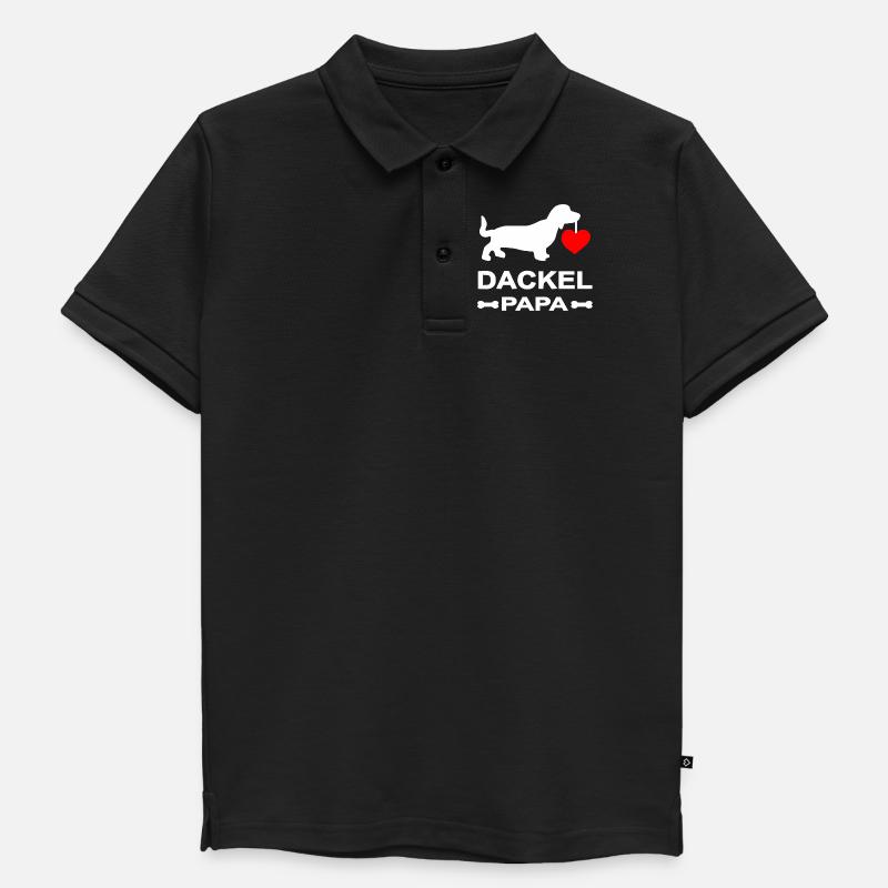 Teckel - Polo enfant bio premium - noir