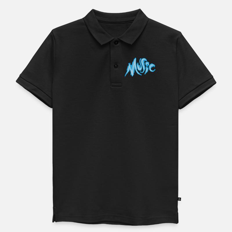 Music - Kinder Premium Organic Poloshirt - Schwarz