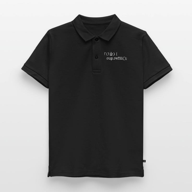 Coffee code lover software developer programmer Kids’ Premium Organic Poloshirt
