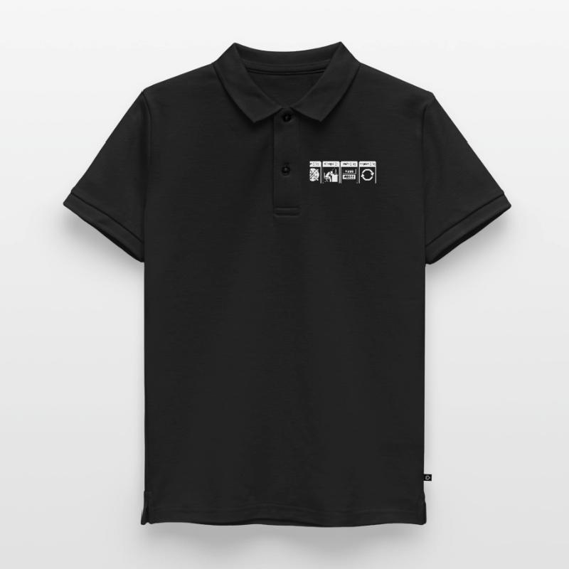 Eat Sleep Code Repeat – Coder Workflow Design Kinder Premium Organic Poloshirt