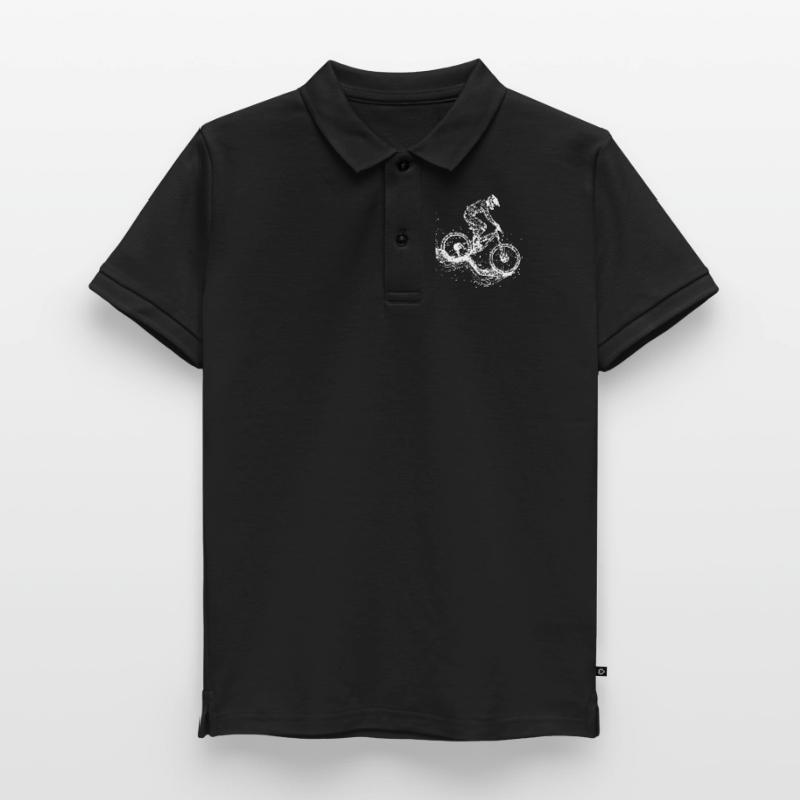 Dessin VTT Polo enfant bio premium