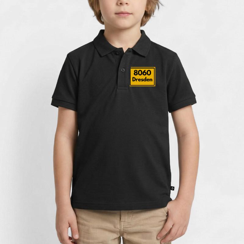 OLD POSTCODE ZIP CODE 8060 DRESDEN SAXONY Kids’ Premium Organic Poloshirt