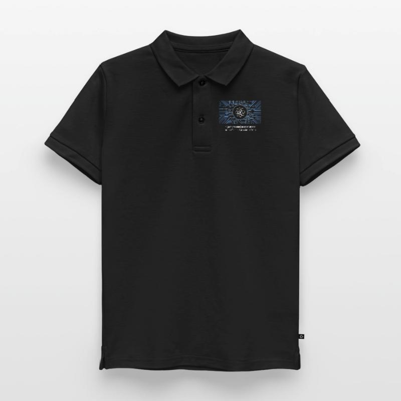 nerd programmierer urknall platine CPU pc code LOL Kinder Premium Organic Poloshirt