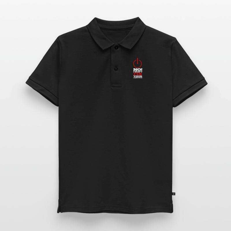 Computer Programm Code Nerd Script Hacker Kinder Premium Organic Poloshirt