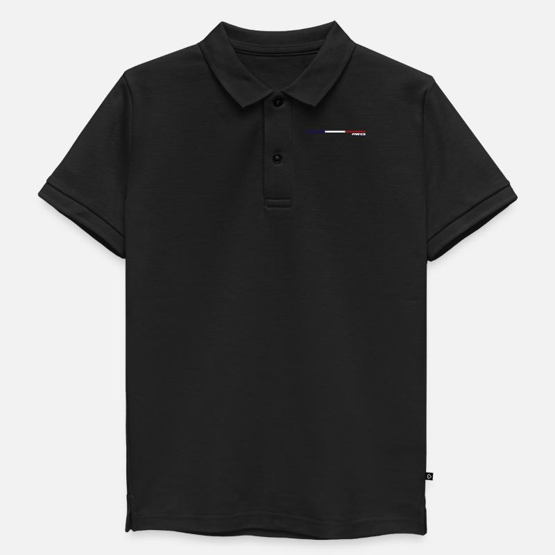 Drapeau Français - Polo enfant bio premium - noir