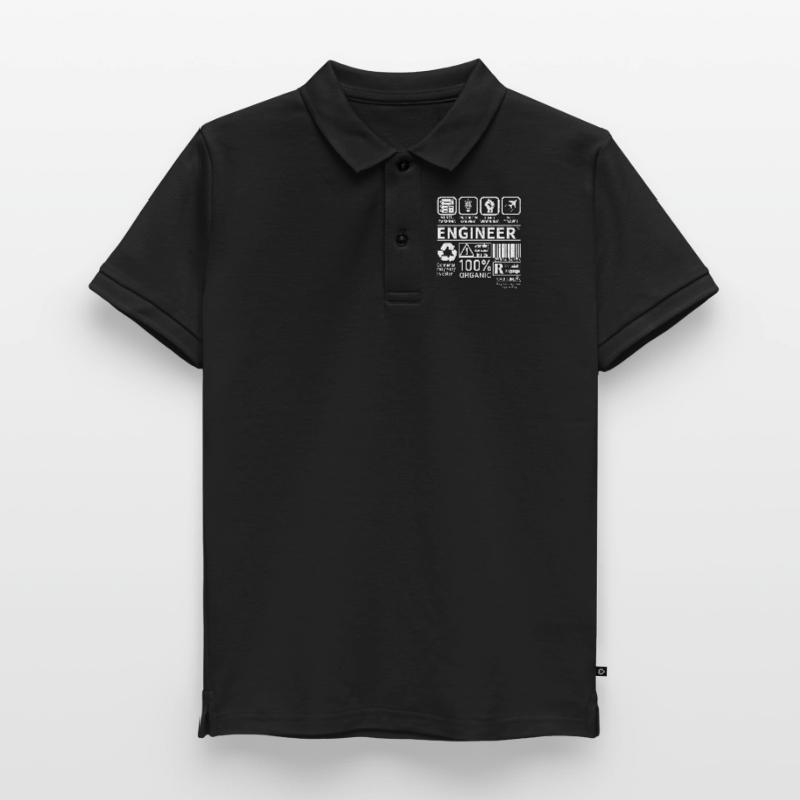 engineer multitasking problem solving hard working Kids’ Premium Organic Poloshirt