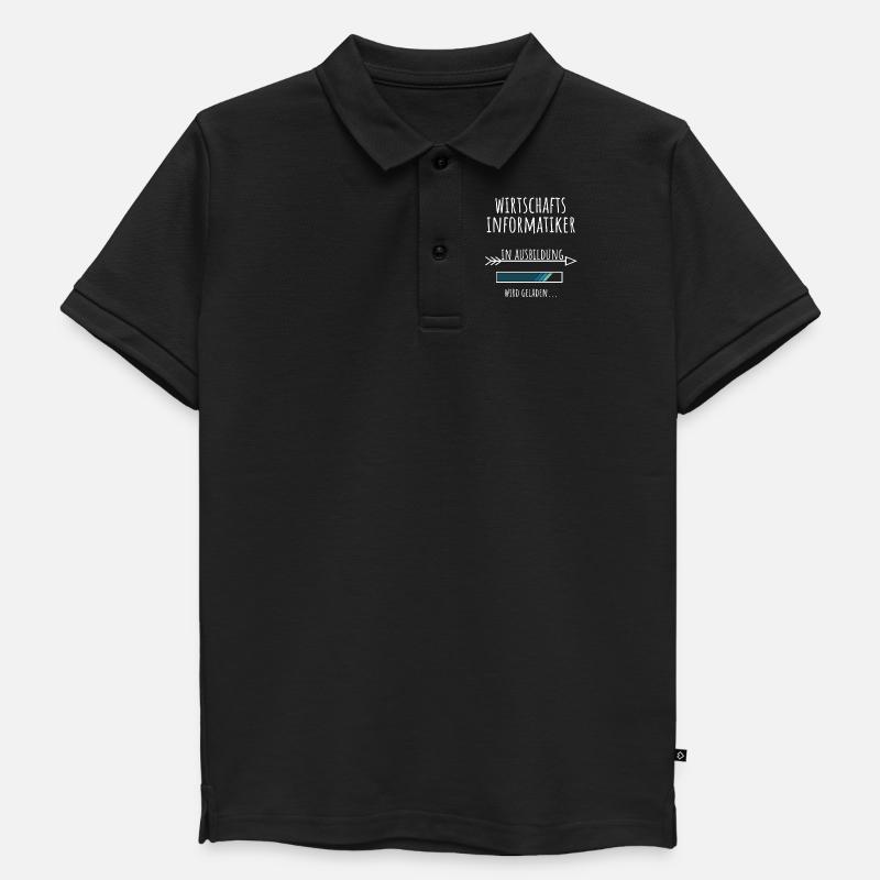 Wirtschaftsinformatik Studium Beruf Ausbildung - Kinder Premium Organic Poloshirt - Schwarz
