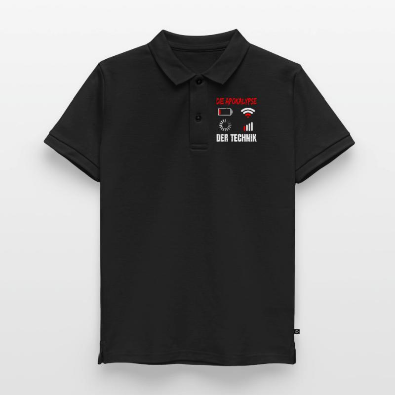 Coder DIE APOKALYPSE DER TECHNIK LUSTIG Kinder Premium Organic Poloshirt