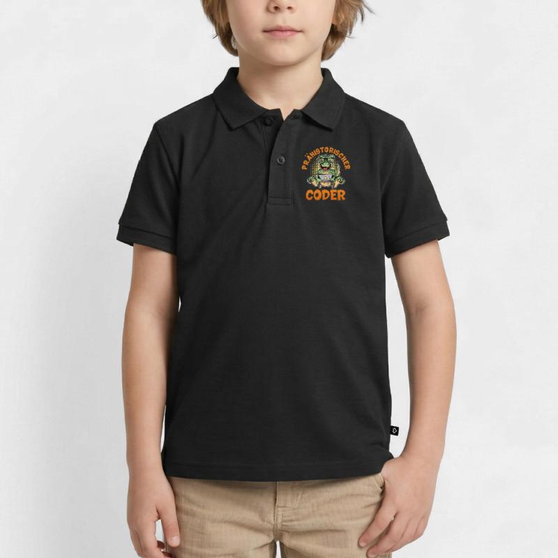 Programmation PRÉHISTORIQUE : Divertissement du CODER Polo enfant bio premium