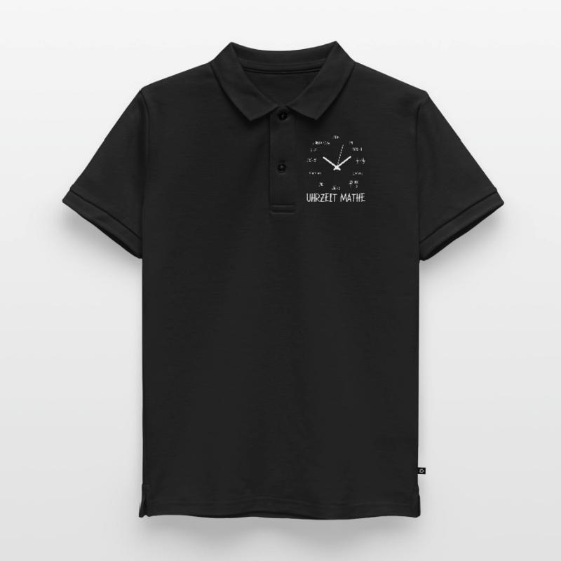Temps maths math élève enseignant de maths Polo enfant bio premium