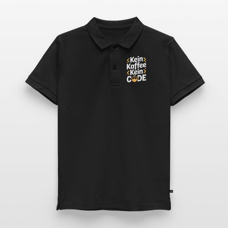 No Coffee No Code Programmer Computer Scientist Kids’ Premium Organic Poloshirt