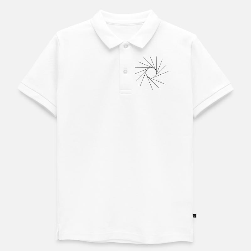 C’est une forme cool, comme un soleil. - Polo enfant bio premium - blanc