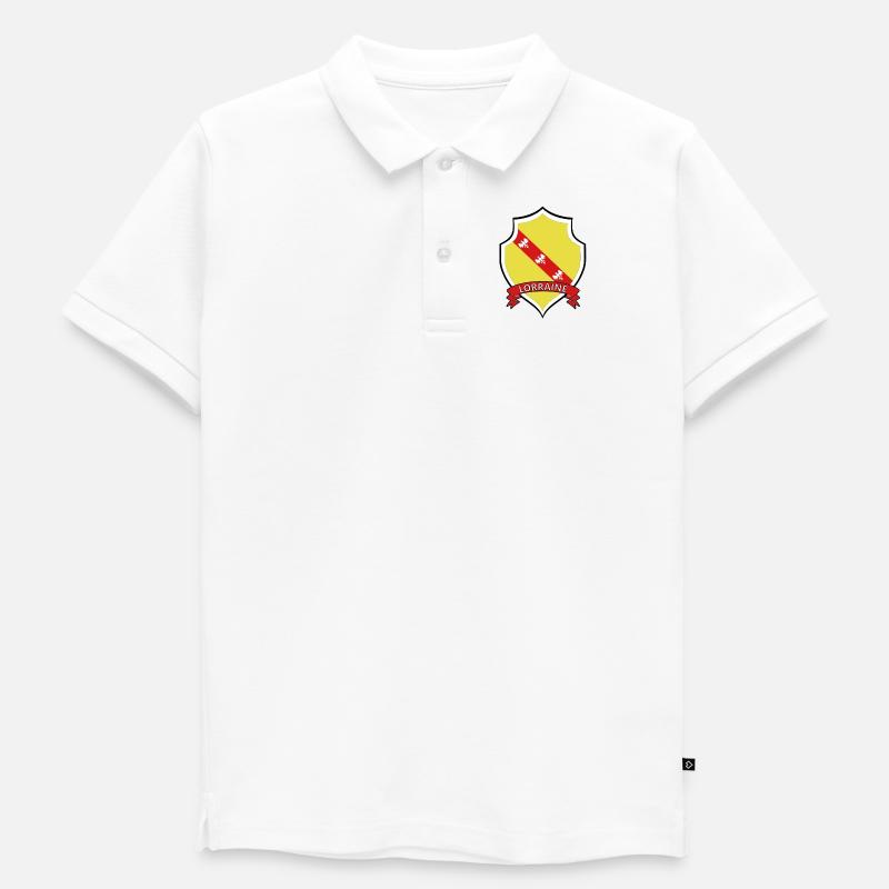 Lorraine - Polo enfant bio premium - blanc