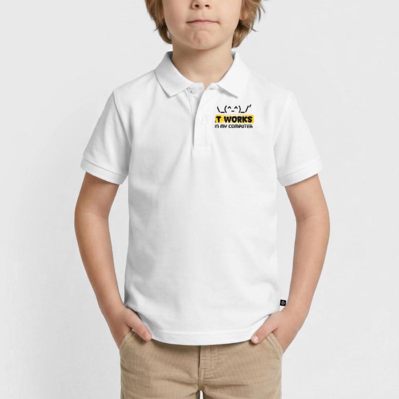 Coden Skripting Computerfreak Developer Statement Kinder Premium Organic Poloshirt