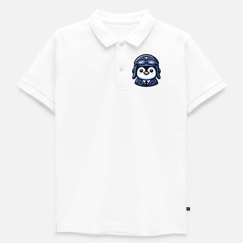 Flug der Eispiloten - Kinder Premium Organic Poloshirt - Weiß