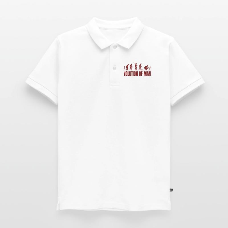 Computer PC Evolution Computer Scientist Programmer Kids’ Premium Organic Poloshirt