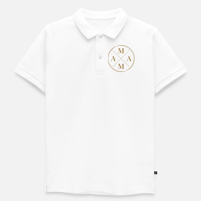 Mama Mutter Muttertag - Kinder Premium Organic Poloshirt - Weiß