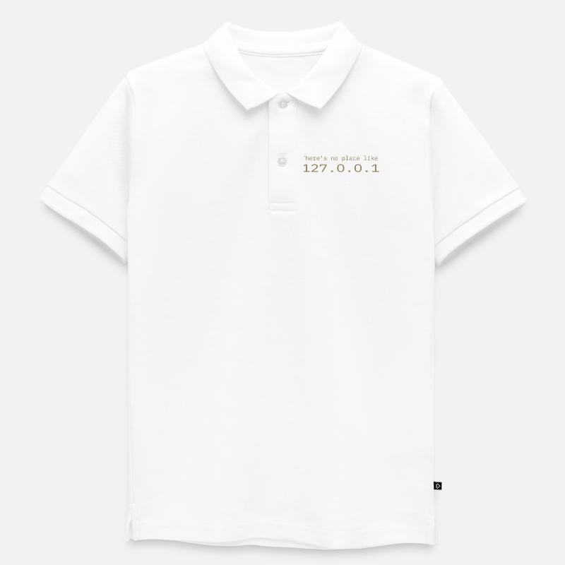 Programmierer Nerd IT Kein Ort wie Localhost - Kinder Premium Organic Poloshirt - Weiß