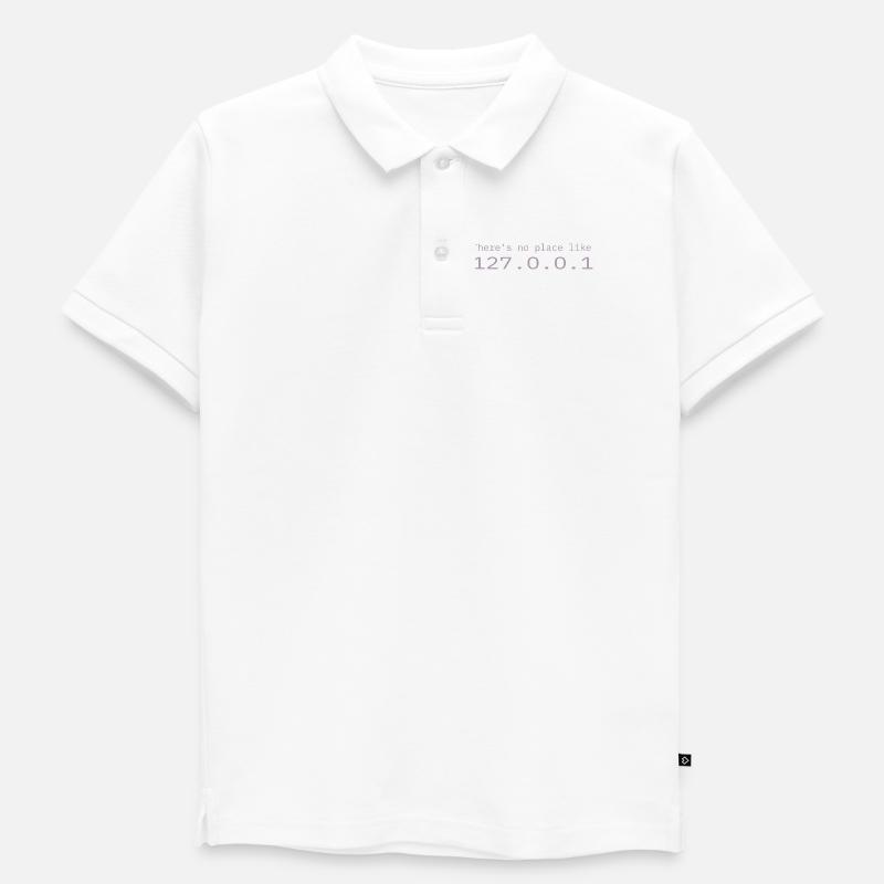Programmierer Nerd IT Kein Ort wie Localhost - Kinder Premium Organic Poloshirt - Weiß